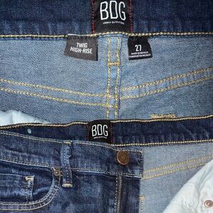 BDG Twig High Rise Jeans Size 27 | Early 2010s Dark Wash Skinny